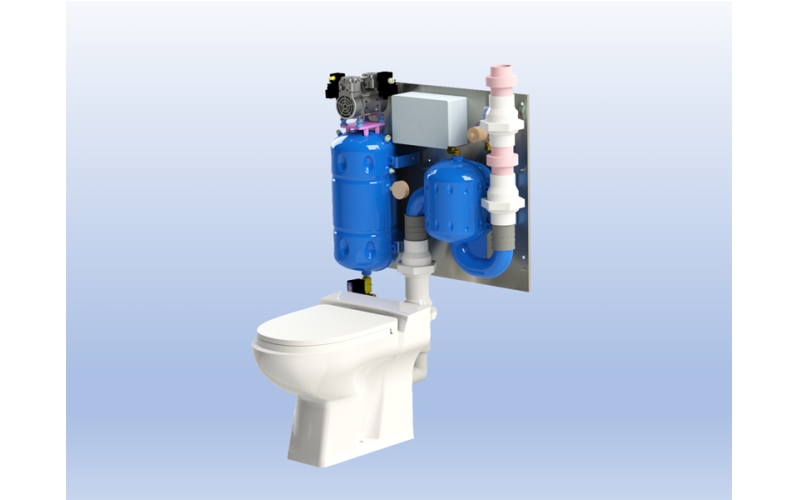 單體真空便器系統，真空馬桶